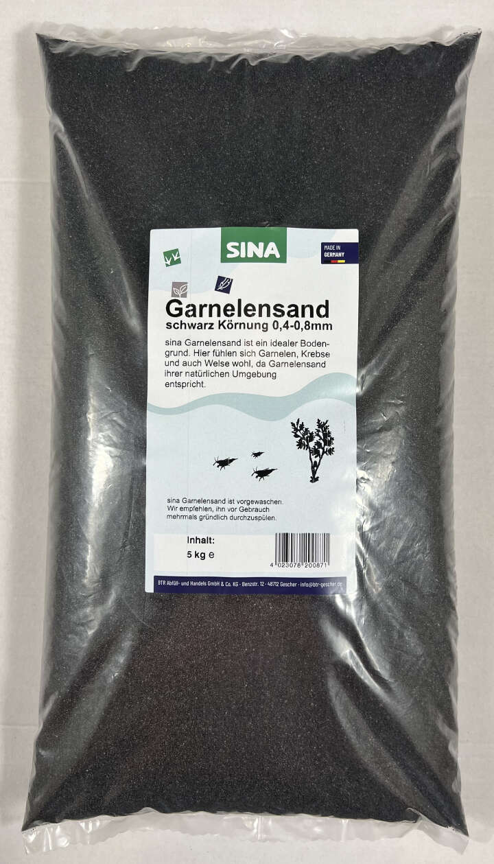 sina Garnelensand schwarz